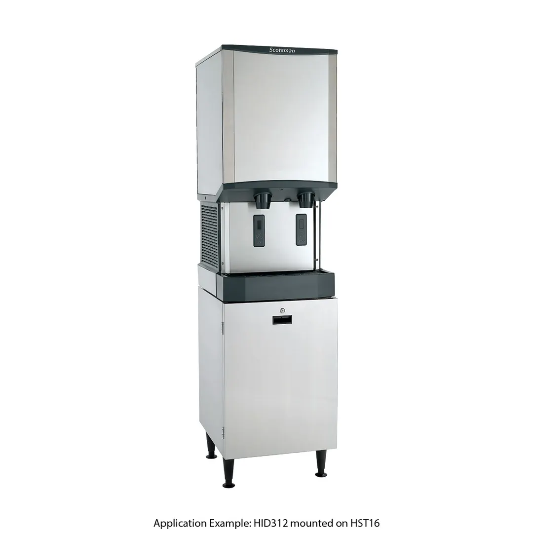 Scotsman HID312AX-1 16" Ice/Water Dispenser, 260 Lb/Day Nugget Ice, Air-Cooled Countertop, 12 Lb Bin