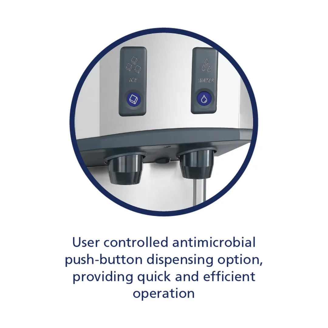 Scotsman HID525ABX-1 21" Ice & Water Dispenser, 500 lb/Day, 25 lb Bin, SmoothStream™ Water, AgION