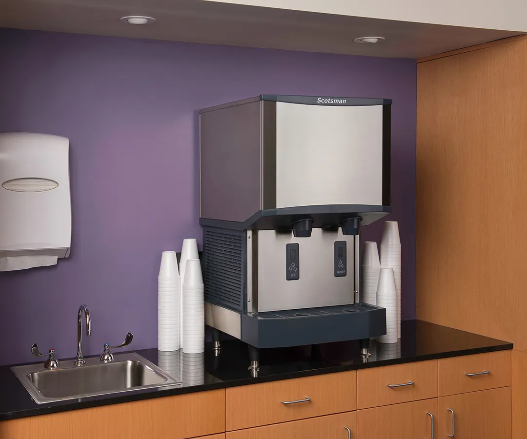 Scotsman HID525AX-1 21" Ice & Water Dispenser, 500 lb/Day Nugget Ice, 25 lb Bin, Infrared, 115V R290