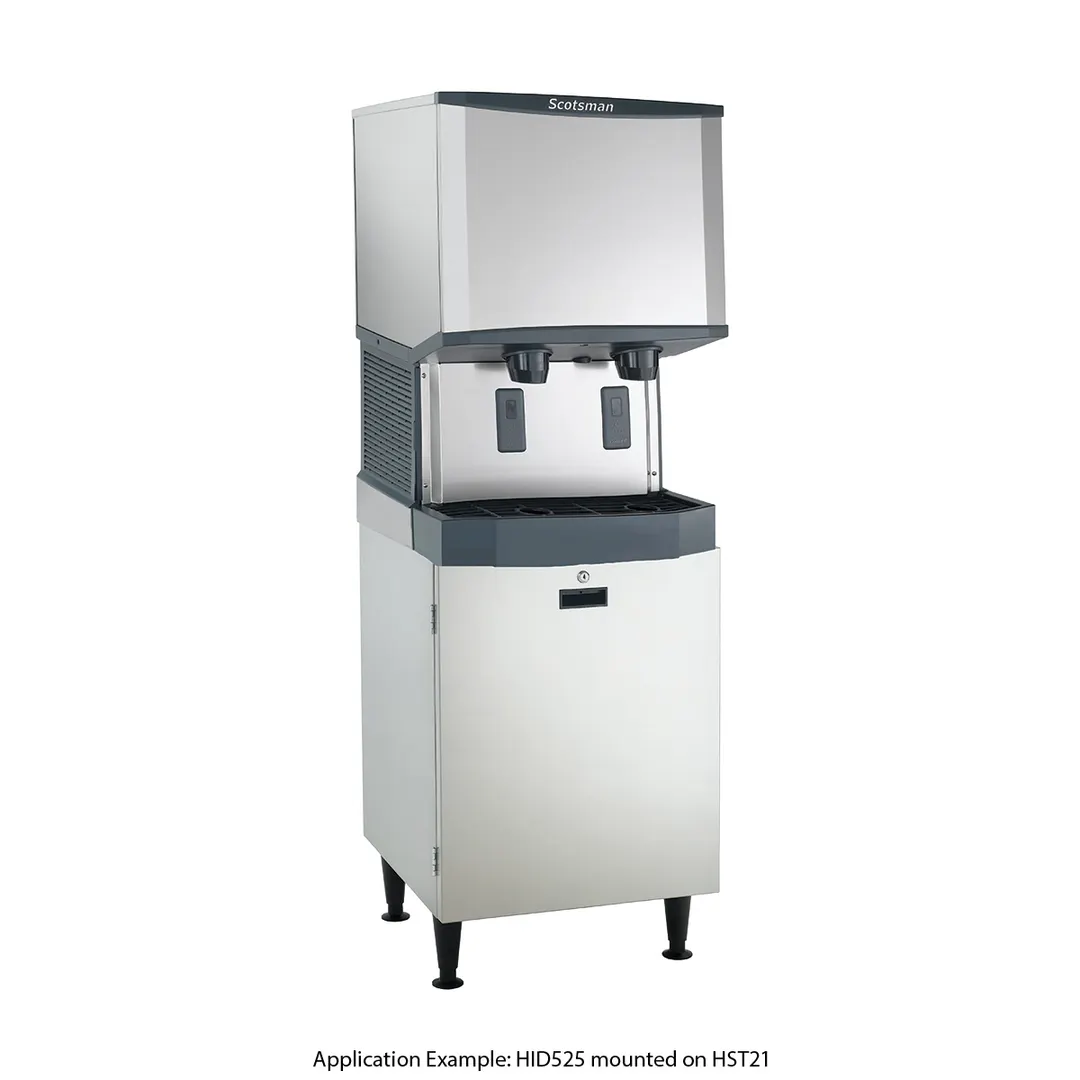 Scotsman HID525AX-1 21" Ice & Water Dispenser, 500 lb/Day Nugget Ice, 25 lb Bin, Infrared, 115V R290