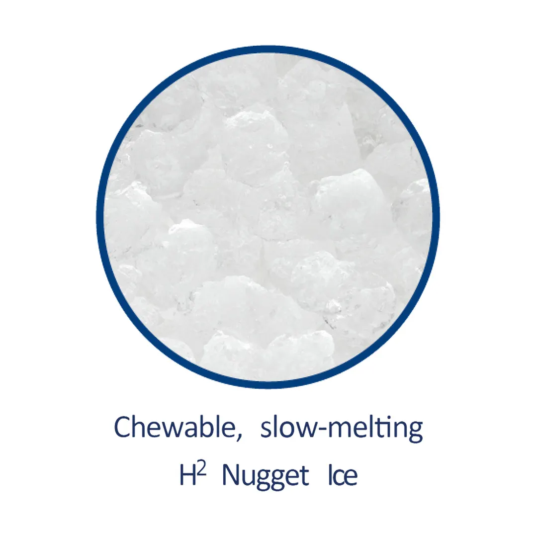 Scotsman HID540AX-1 21" Meridian™ Ice & Water Dispenser, 500 Lb/Day Nugget Ice, 40 Lb Bin Air‑Cooled