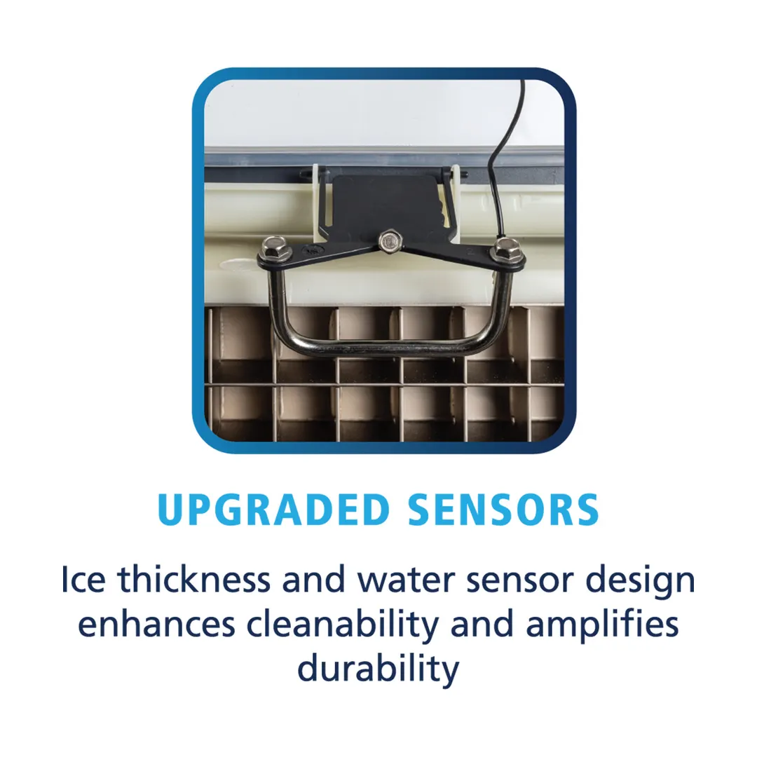 Scotsman MC0322MAX-1 Ice Maker Head, 22" Cube Style, 362 lb/24 hr Capacity, Steel, ICELINQ App