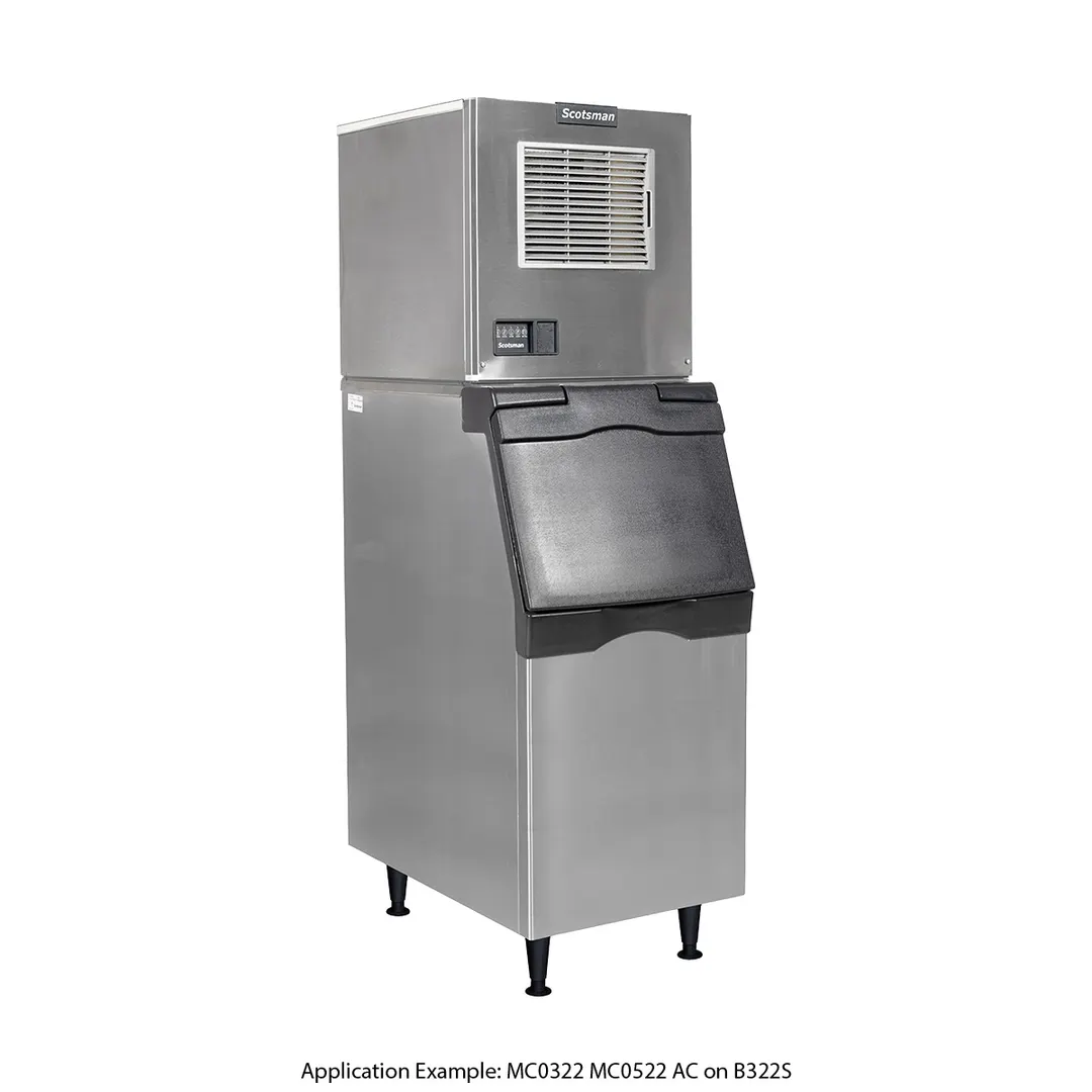 Scotsman MC0322MAX-1 Ice Maker Head, 22" Cube Style, 362 lb/24 hr Capacity, Steel, ICELINQ App