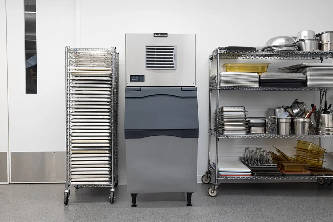 Scotsman MC0530SAX-1 Cube Ice Maker, 30" Wide, 476 lb/24 hr, Air-Cooled, Steel, Bluetooth, R290