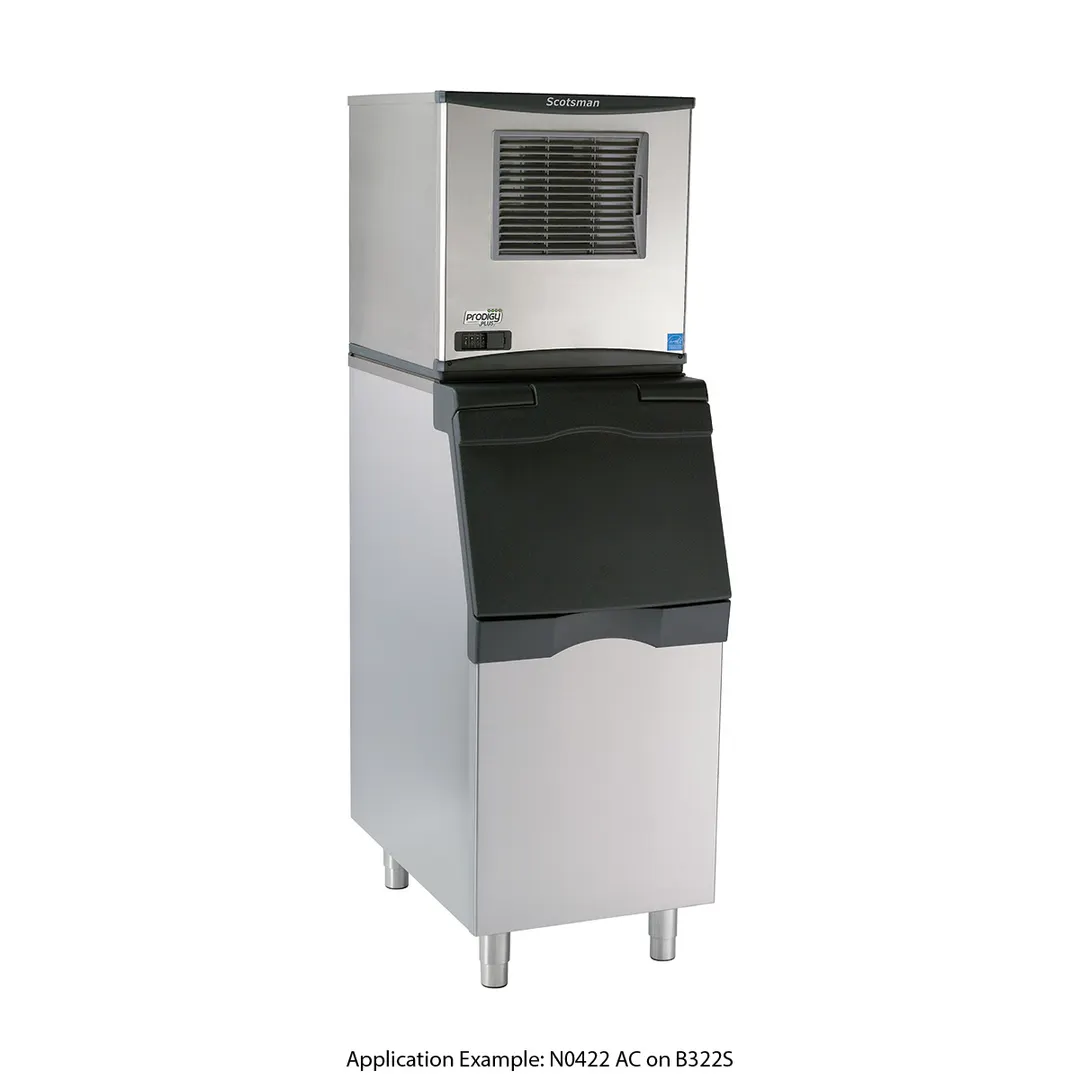 Scotsman NS0422AX-1 Nugget Ice Maker, 430 lb/24 hr, Stainless Steel, Air-Cooled, AgION Antimicrobial