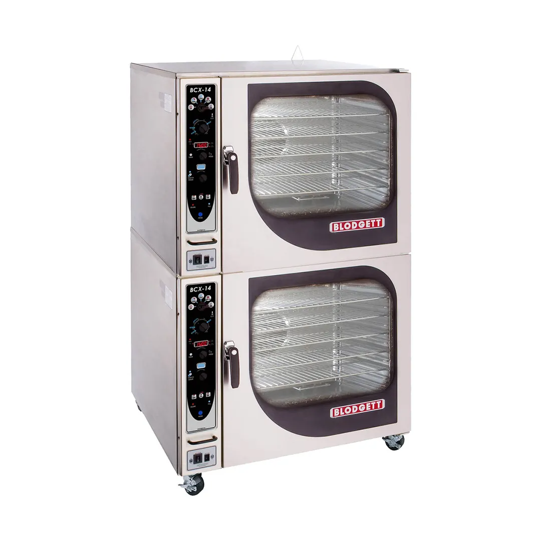 Blodgett BCX-14G DBL Full Size Double Stacked 14 Pan Gas Combi Oven w/ Manual Controls, 230.000 BTU