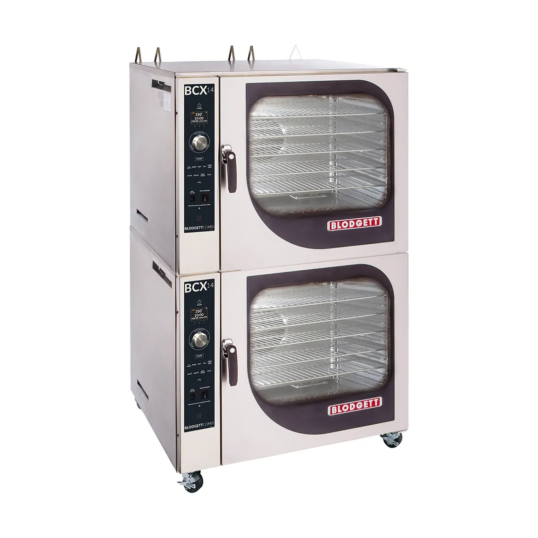 Blodgett BCX-14G DBL Full Size Double Stacked 14 Pan Gas Combi Oven w/ Manual Controls, 230.000 BTU