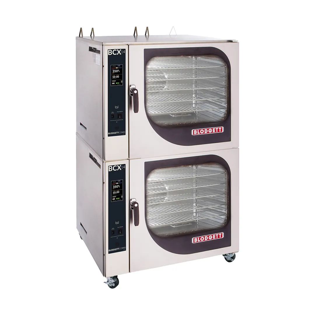 Blodgett BCX-14G DBL Full Size Double Stacked 14 Pan Gas Combi Oven w/ Manual Controls, 230.000 BTU