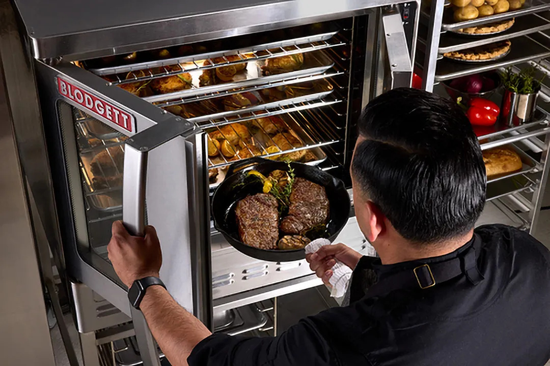 Blodgett ZEPH-200-G DBL Double Deck Full Size Gas Convection Oven w/ Bakery Depth, 120.000 BTU