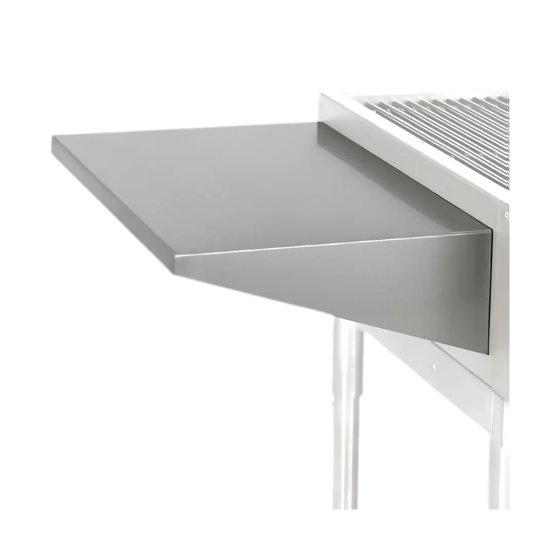Star UMSA60 7" Stainless Steel Plate Shelf for 60" Ultra-Max Griddles & Charbroilers