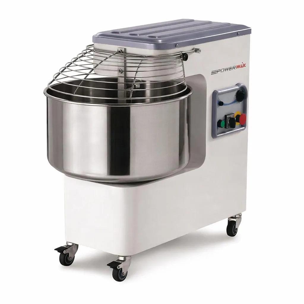 AMPTO PK25DUS Mecnosud Spiral Dough Mixer, 2-Speed, 56 lbs Dough Capacity
