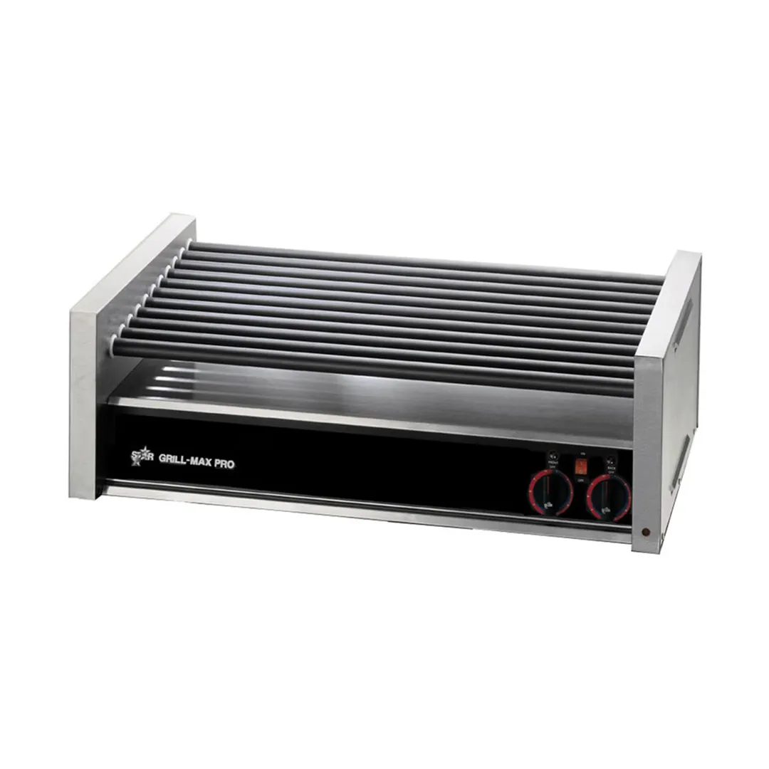 Star 50SC Grill-Max® Hot Dog Grill, 50 Dogs, Duratec Rollers, Stadium Seating, Analog Control