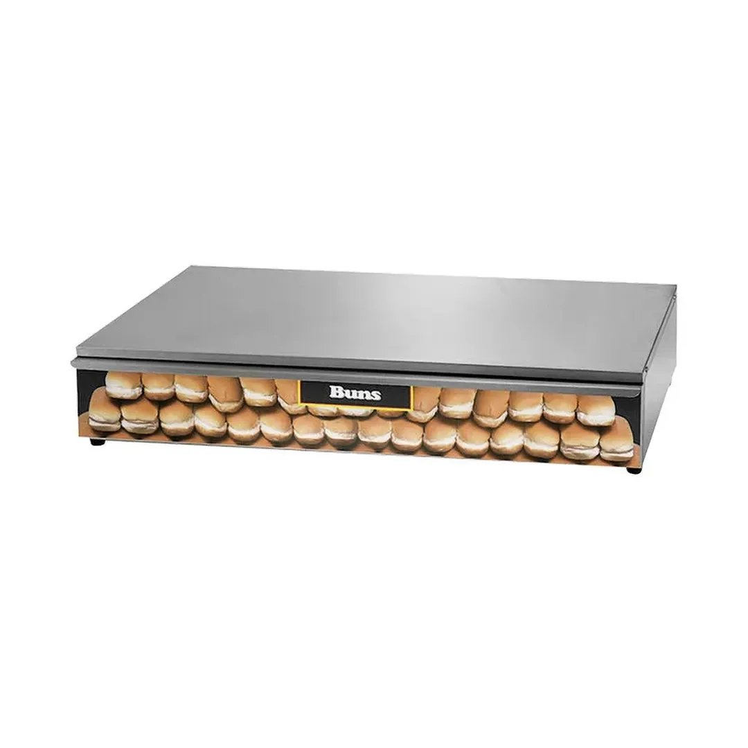 Star SS50BB Grill-Max® Hot Dog Bun Box, 64-Bun Capacity, Removable Stainless Steel Pans