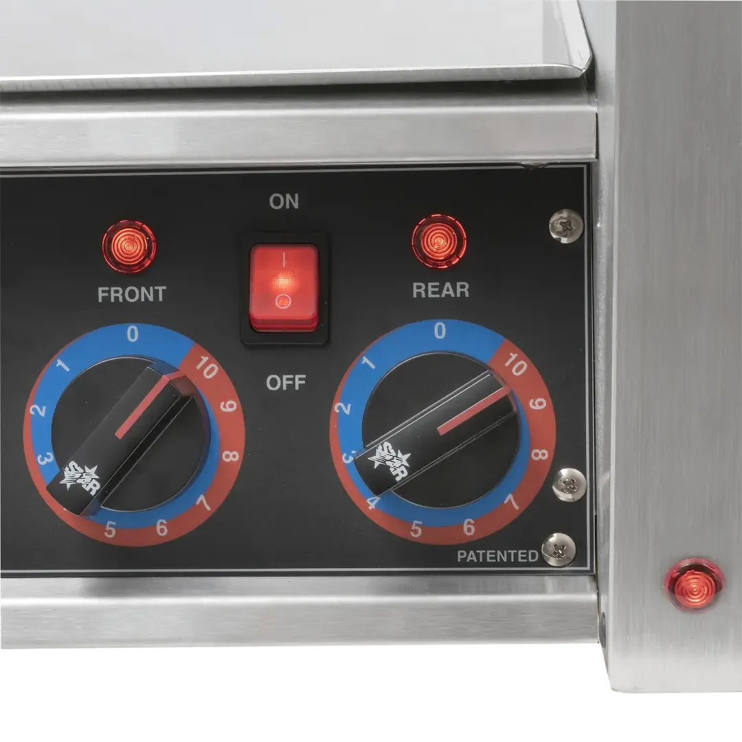 Star 30SC Grill-Max® Hot Dog Grill, 30 Dogs, Duratec Rollers, Stadium Seating, Analog Control