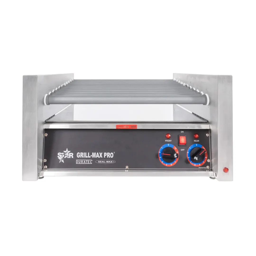 Star 30SC Grill-Max® Hot Dog Grill, 30 Dogs, Duratec Rollers, Stadium Seating, Analog Control