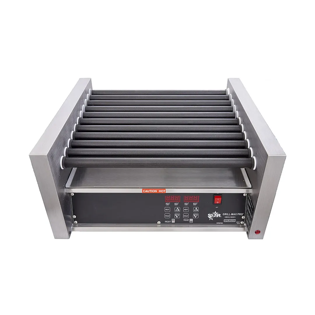 Star 30STE Grill-Max® Hot Dog Grill, 30 Hot Dogs, Staltek Non-Stick Rollers, Electronic Control
