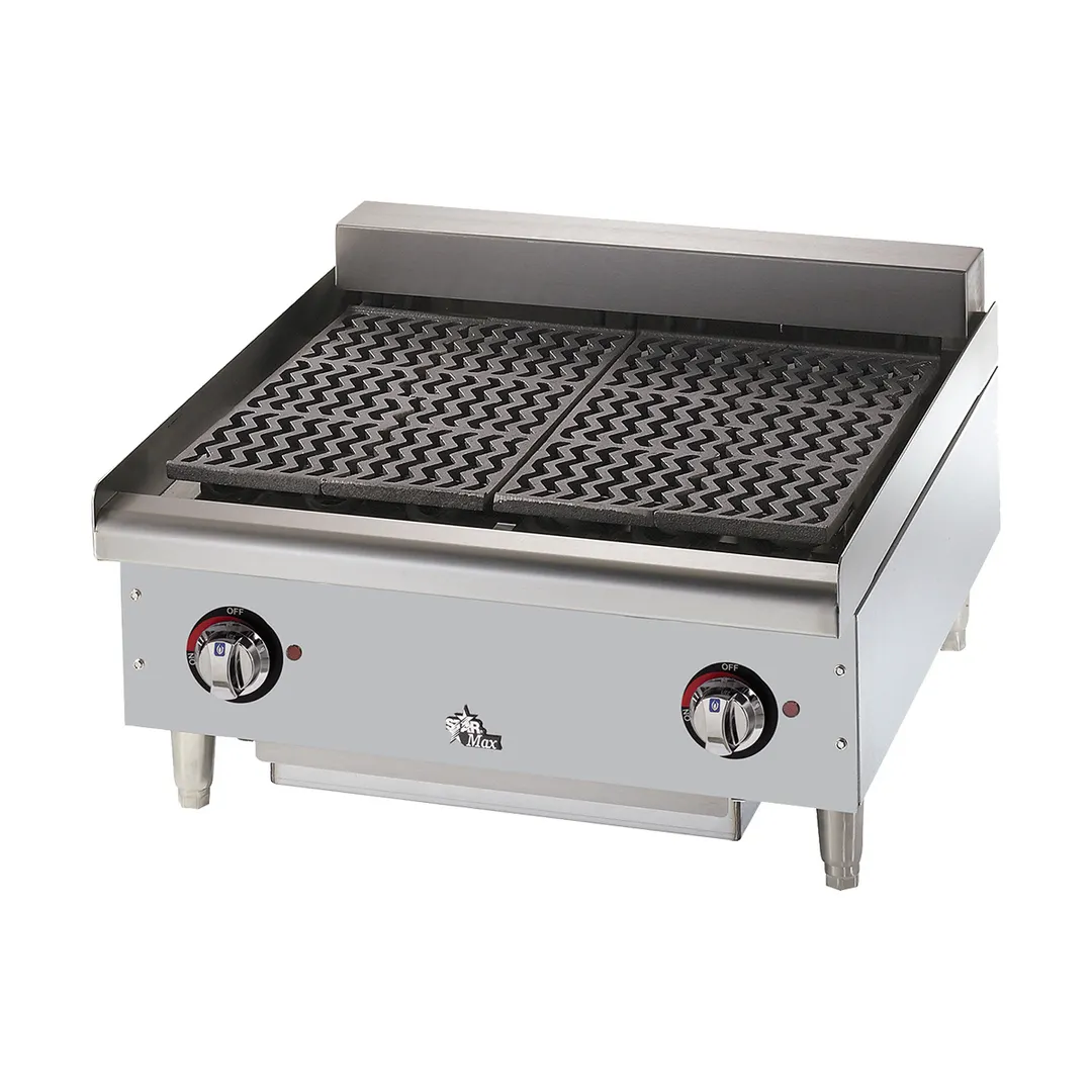 Star 5124CF 24" Countertop Electric Charbroiler with (2) Burner, 24"W x 21"D Cooking Area - 6600W