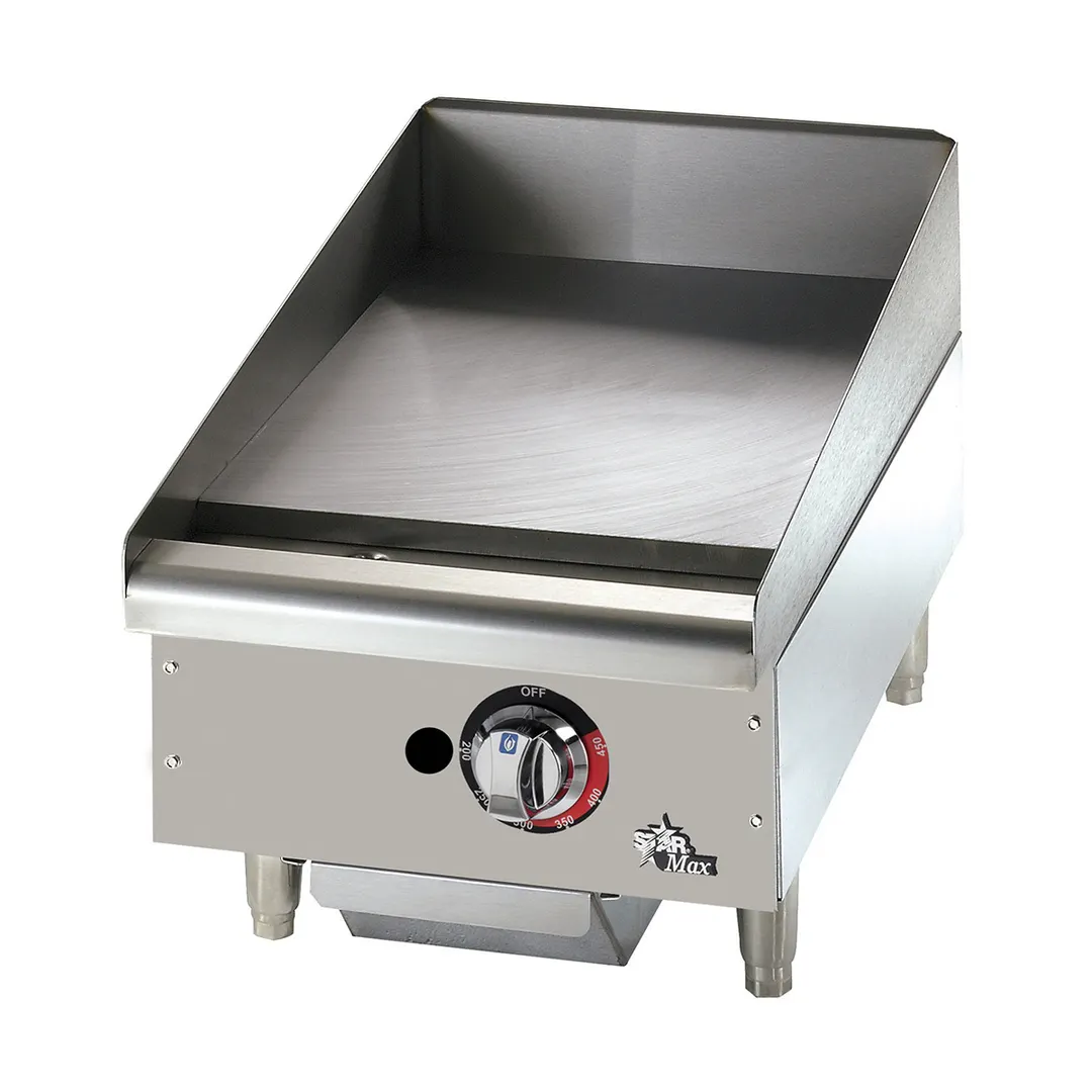 Star 515TGF 15" Countertop Electric Griddle with Steel Plate & Thermostatic Controls, 15" x 20.75"