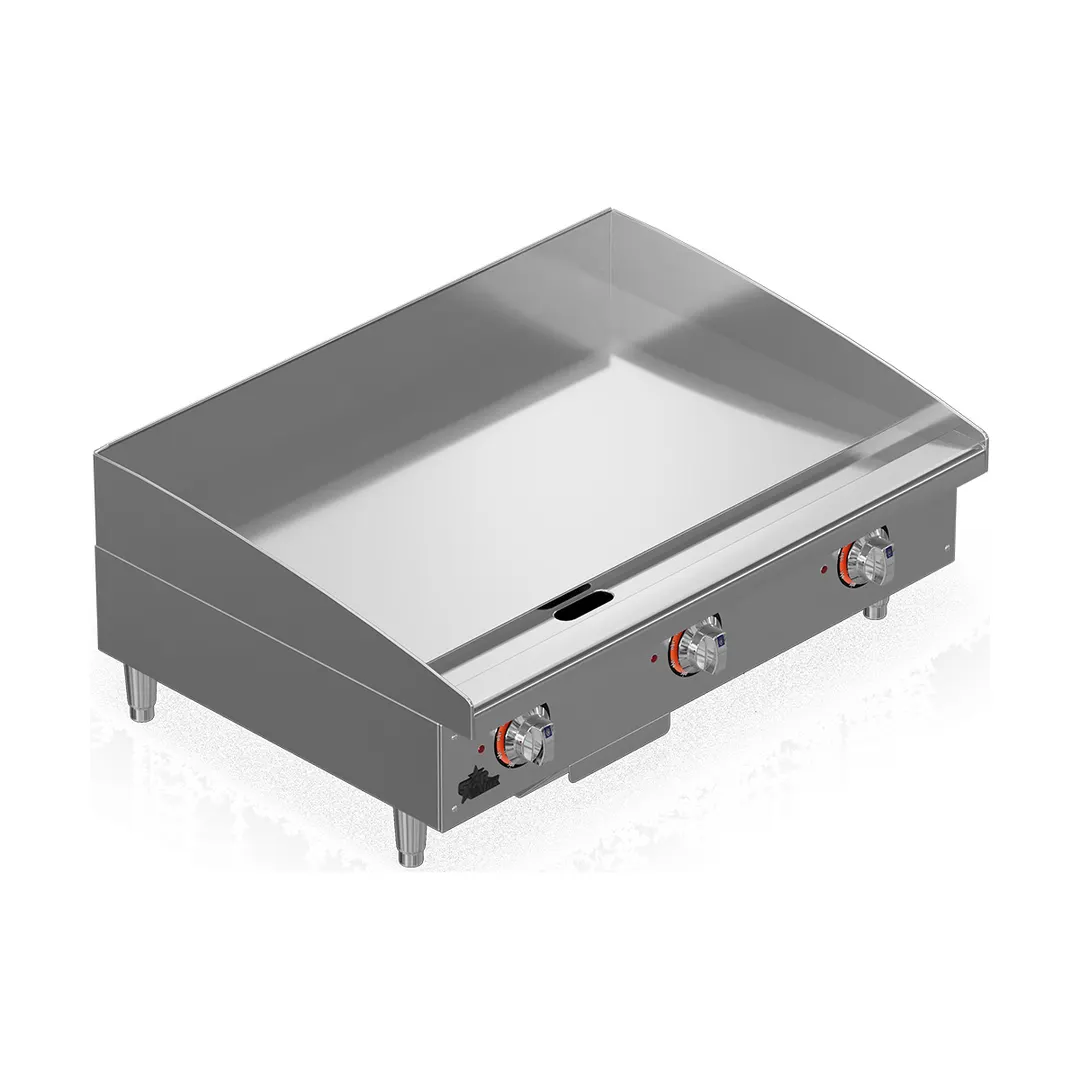 Star 536TGF 36" Countertop Electric Griddle with Steel Plate & Thermostatic Controls, 36" x 20.75"