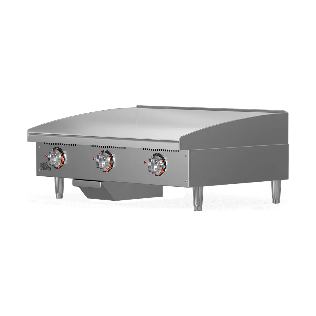 Star 536TGF 36" Countertop Electric Griddle with Steel Plate & Thermostatic Controls, 36" x 20.75"