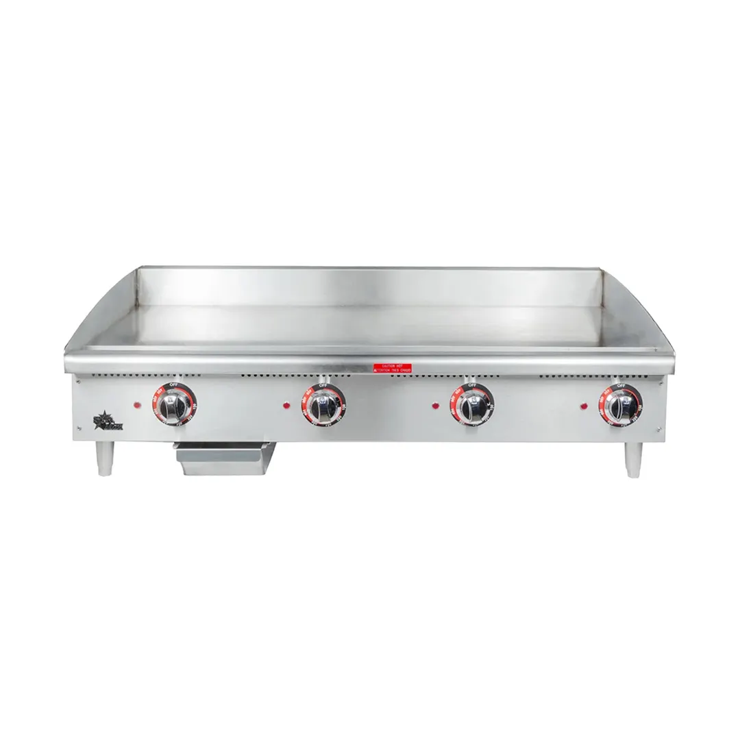 Star 548TGF 48" Countertop Electric Griddle with Steel Plate & Thermostatic Controls, 48" x 20.75"
