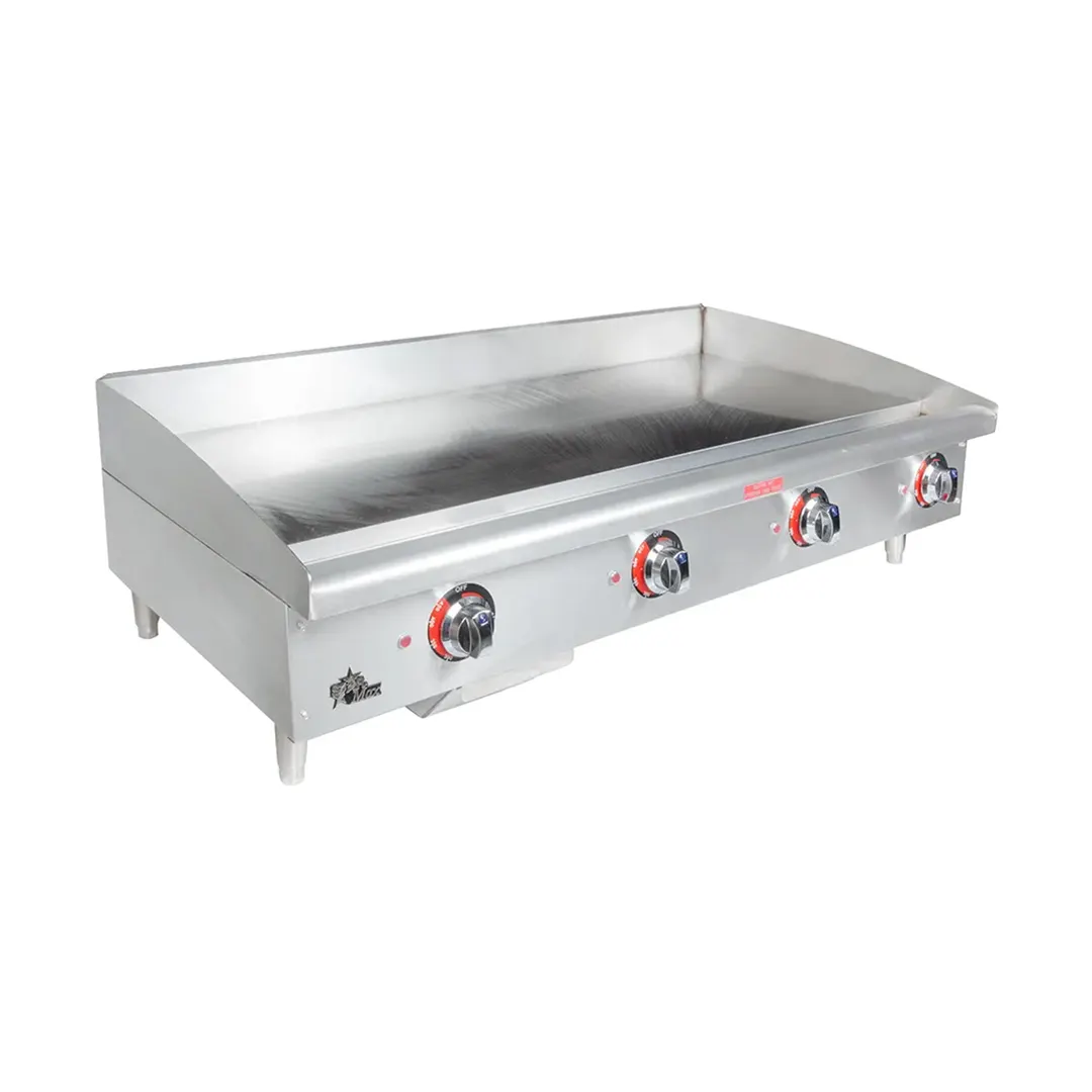 Star 548TGF 48" Countertop Electric Griddle with Steel Plate & Thermostatic Controls, 48" x 20.75"
