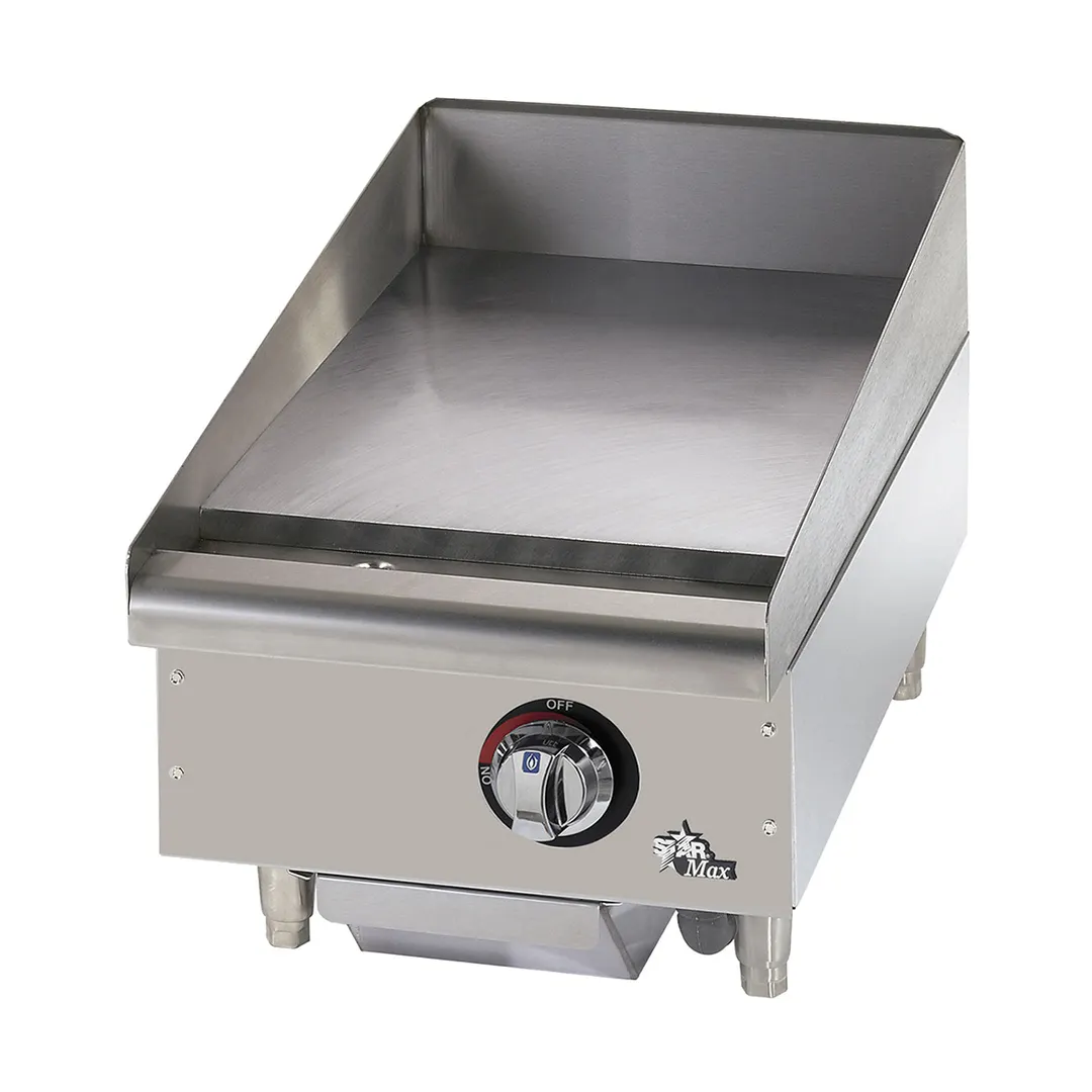 Star 615MF 15" Star-Max® Countertop Manual Gas Griddle, 1" Steel Plate - 28.300 BTU