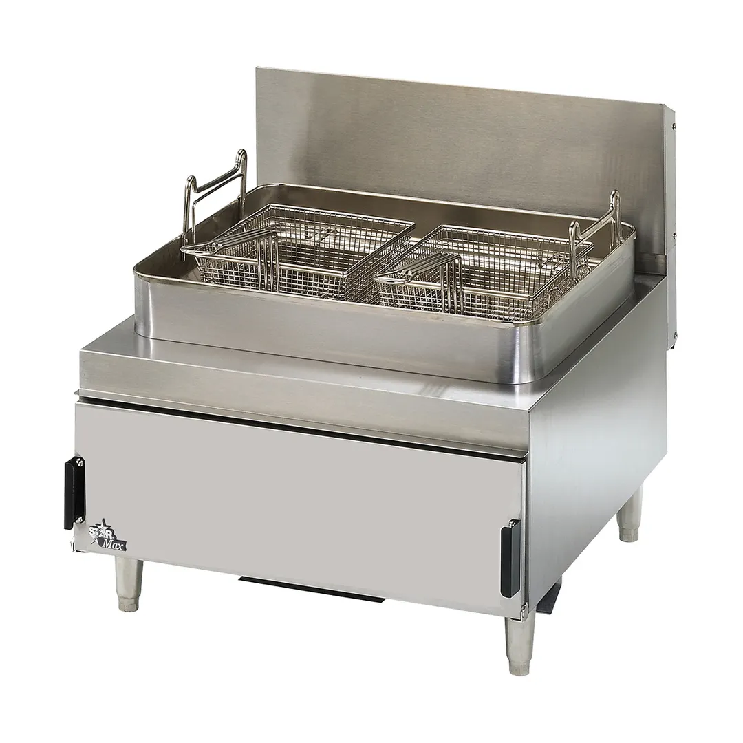 Star 630FF Star-Max® Full Pot Countertop Gas Fryer w/ 30 lbs, Capacity, Twin Baskets, LP Gas