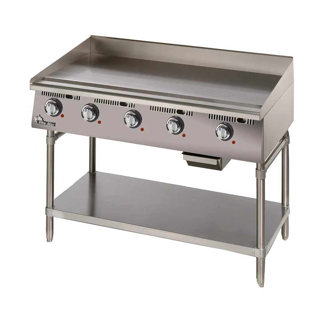 Star 760TA 60" Countertop Electric Griddle with Steel Plate & Thermostatic Controls, 60" x 24"