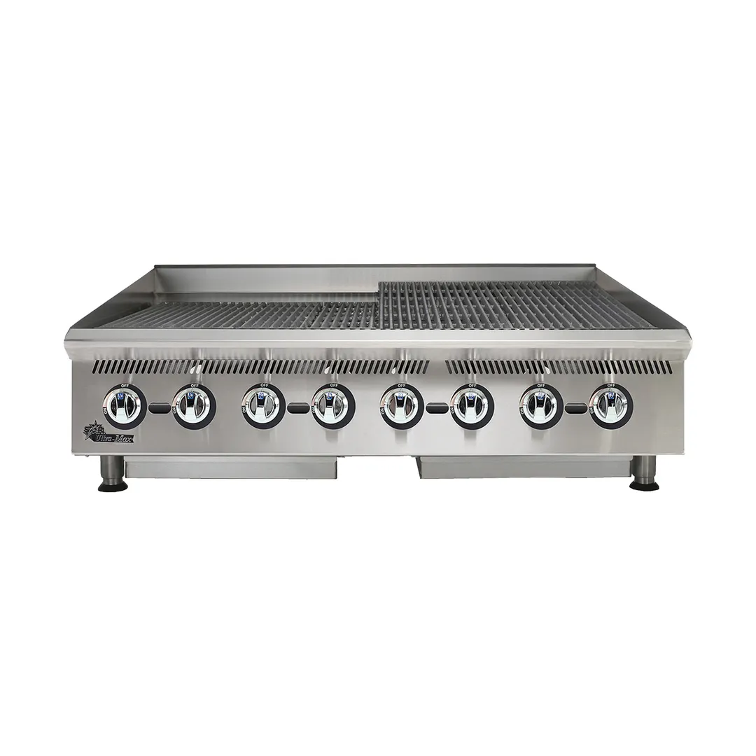Star 8148RCBB Ultra-Max® 48" Countertop Gas Radiant Charbroiler with (8) Burners, 160.000 BTU