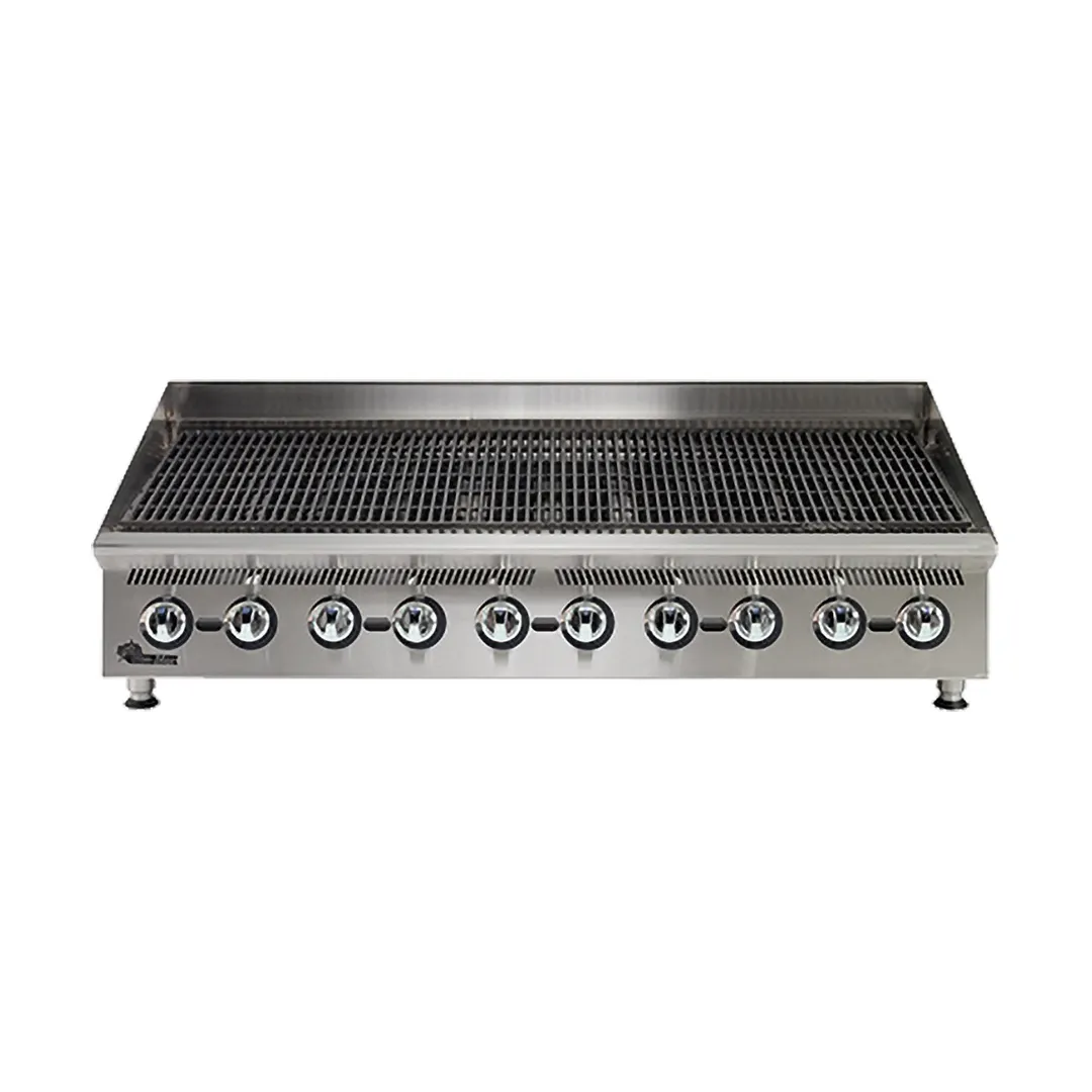 Star 8160RCBB Ultra-Max® 60" Countertop Gas Radiant Charbroiler with (10) Burners, 200.000 BTU