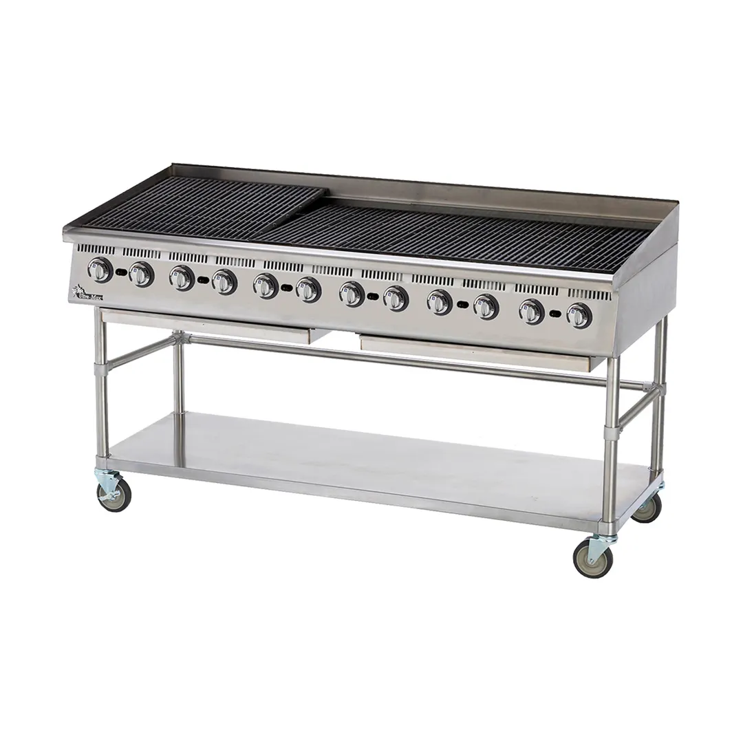 Star 8172RCBB Ultra-Max® 72" Countertop Gas Radiant Charbroiler with (12) Burners, 240.000 BTU