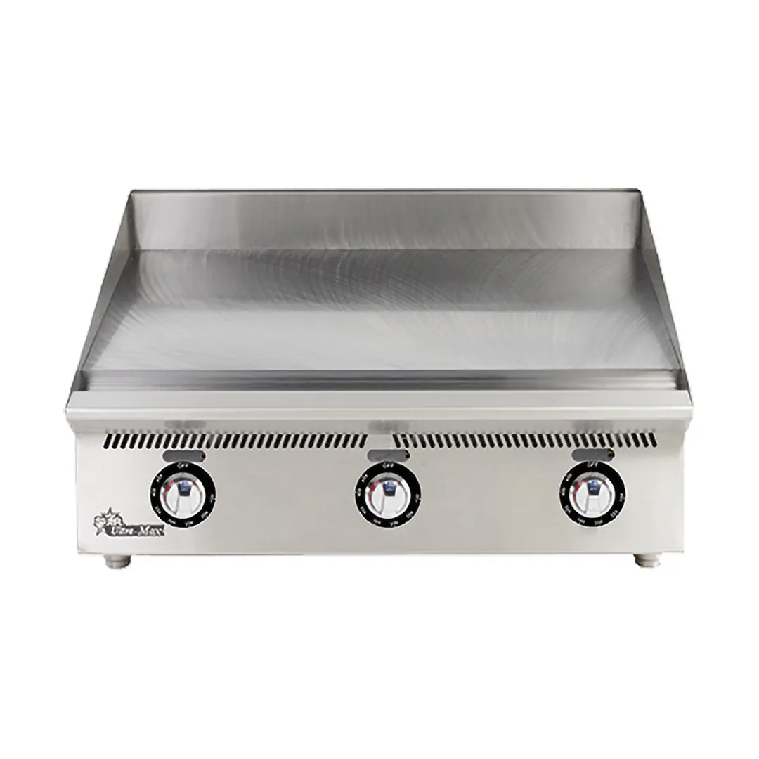 Star 836MA 36" Ultra-Max® Countertop Manual Gas Griddle, 1" Steel Plate - 90.000 BTU