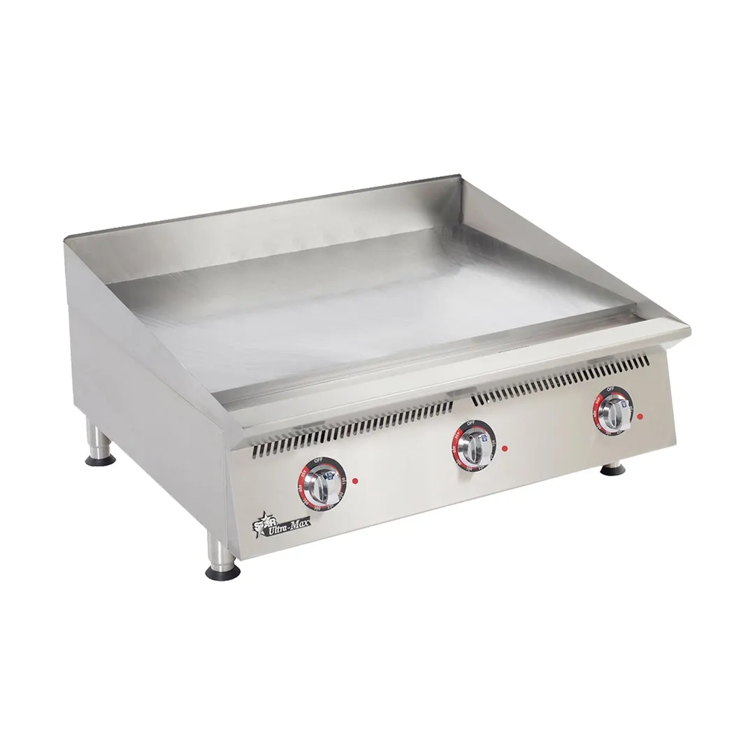 Star 836TCHSA 36" Countertop Gas Griddle with Snap-Action Thermostat, 1" Chrome Plate - 90.000 BTU
