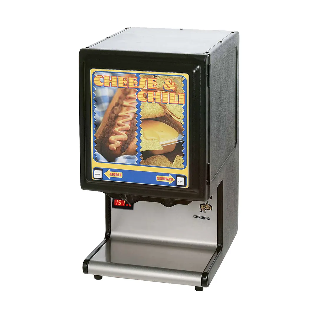 Star HPDE2 Countertop Hot Food Dispenser, Two Products, 75 RPM Peristaltic Pump