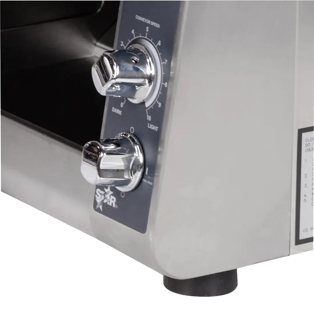 Star QCS1-350 Holman Electric Conveyor Toaster w/ Analog Control - 350 Slices/Hr