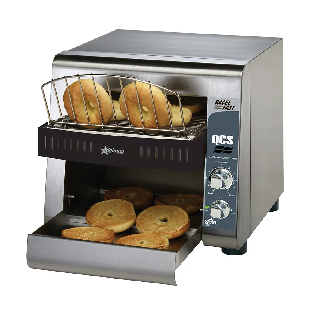 Star QCS1-500B Holman Qcs® Electric Conveyor Toaster w/ Analog Control, Horizontal - 500 slices/hr.