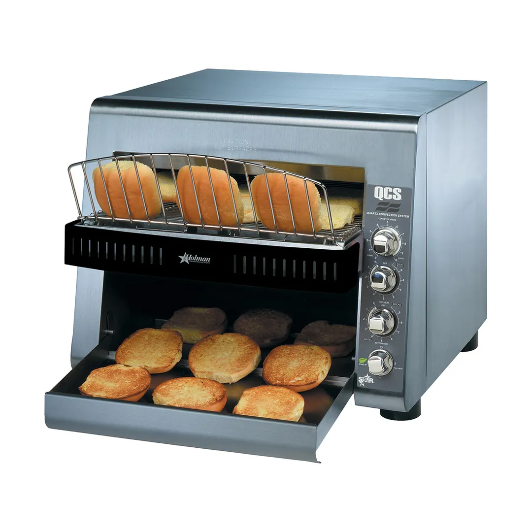 Star QCS3-950H Electric Holman Qcs® Conveyor Toaster w/ Analog  Control, Horizontal - 950 slices/hr.