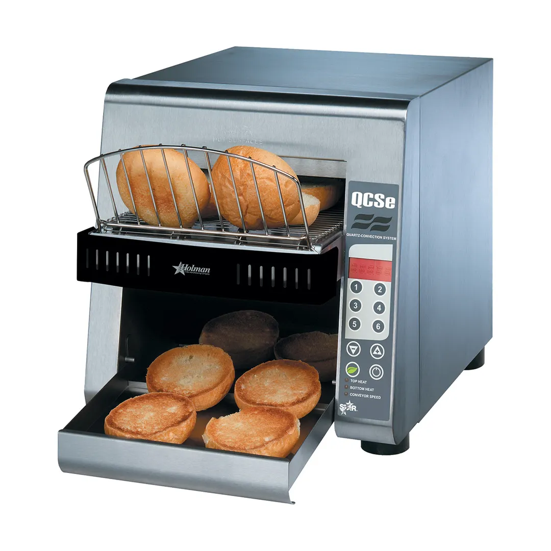 Star QCSE2-600H Qcs® Electric Conveyor Toaster w/ Electronic Control, Horizontal - 600 slices/hr.