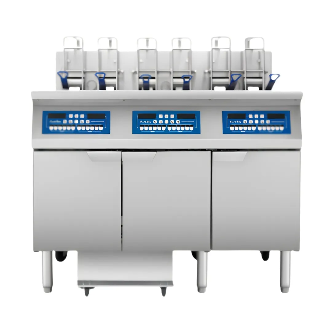 Atosa USA AEFF-50-3B Multiple Battery Electric Fryer With Basket Lifts, Floor Model - Full Pot