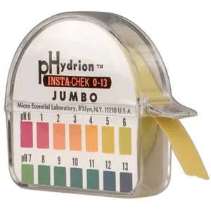 Micro Matic PH-PAPER - pH Test Paper Roll, 50 ft Length, Accurate Lab Grade, White, 1/Roll