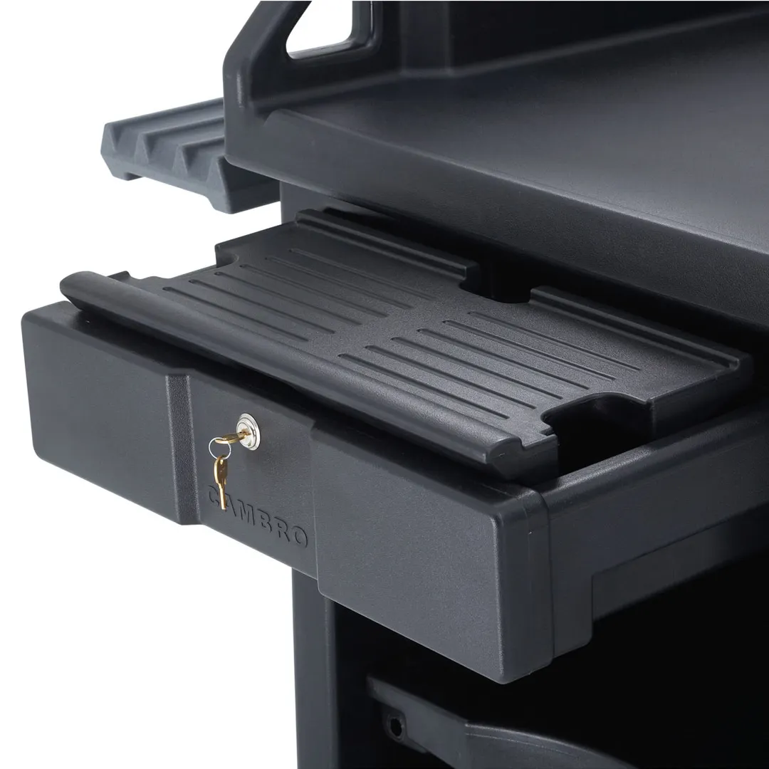 Cambro VCS32KEYT110 Versa Cart Keyboard Tray, black, NSF