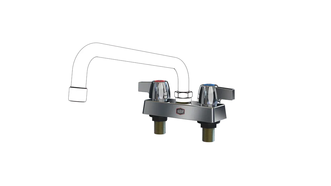 NBR Equipment P3D4 Deck Mount Faucet