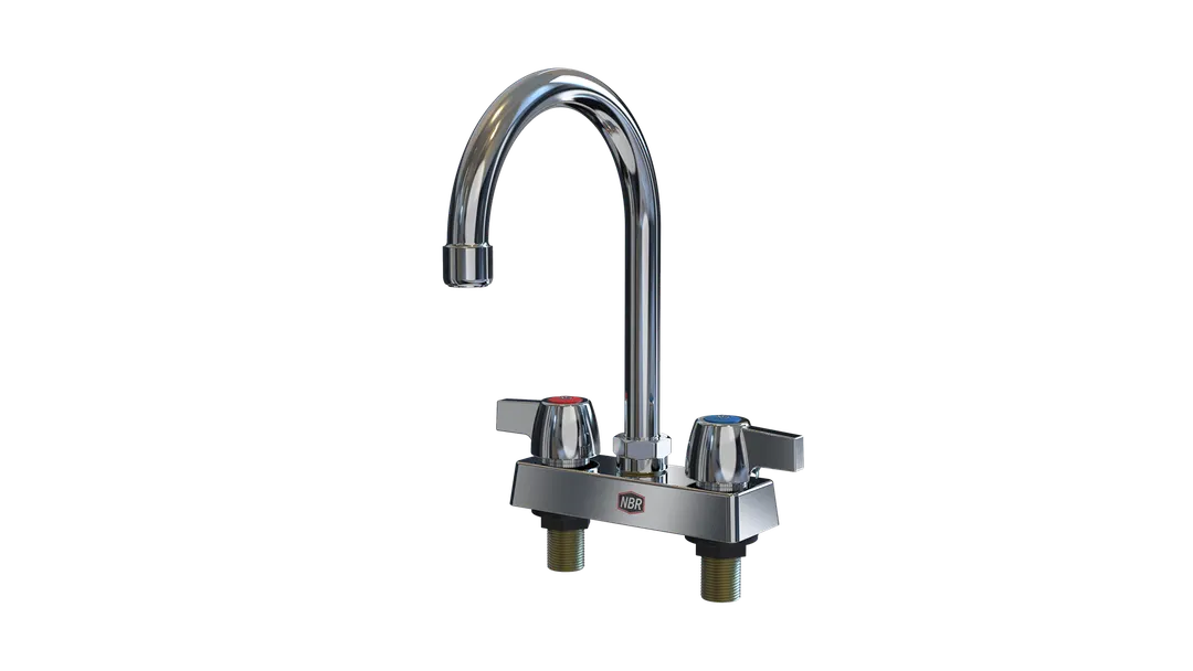 NBR Equipment P3D4S8G Deck Mount Faucet