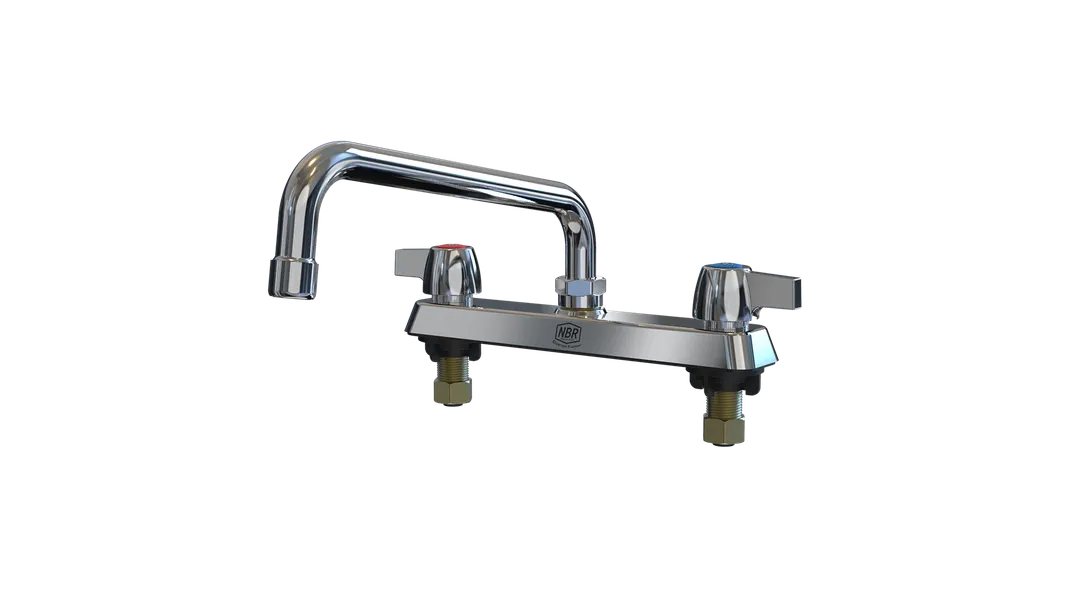 NBR Equipment P3D8S8 Deck Mount Faucet