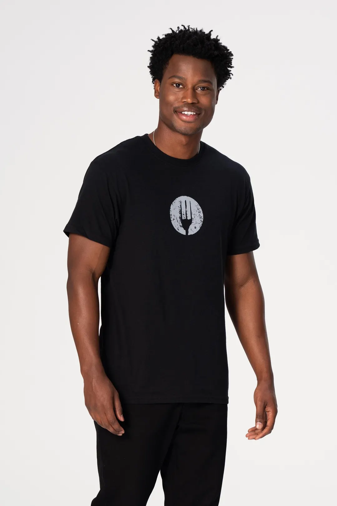 Chef Works RD31-BLK-XL Men's Cook Shirt, Black XL, 52% Cotton/48% Polyester, Pre-Shrunk