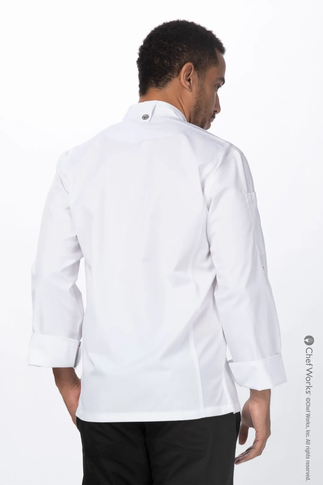 Chef Works REBCLZ-WHT-3XL Hartford Chef Coat, White, 3XL, Poly/Cotton Lite Twill