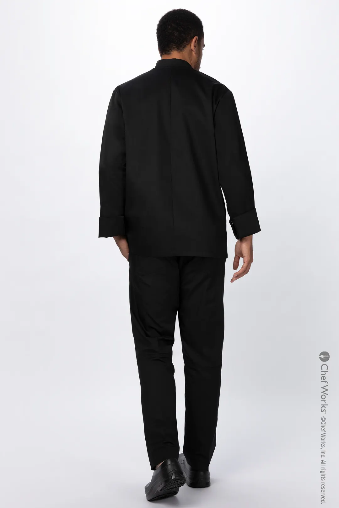Chef Works REPBN01-BLK-2XL Chef Pants, 2XLarge, Black, 65/35 Poly/Cotton