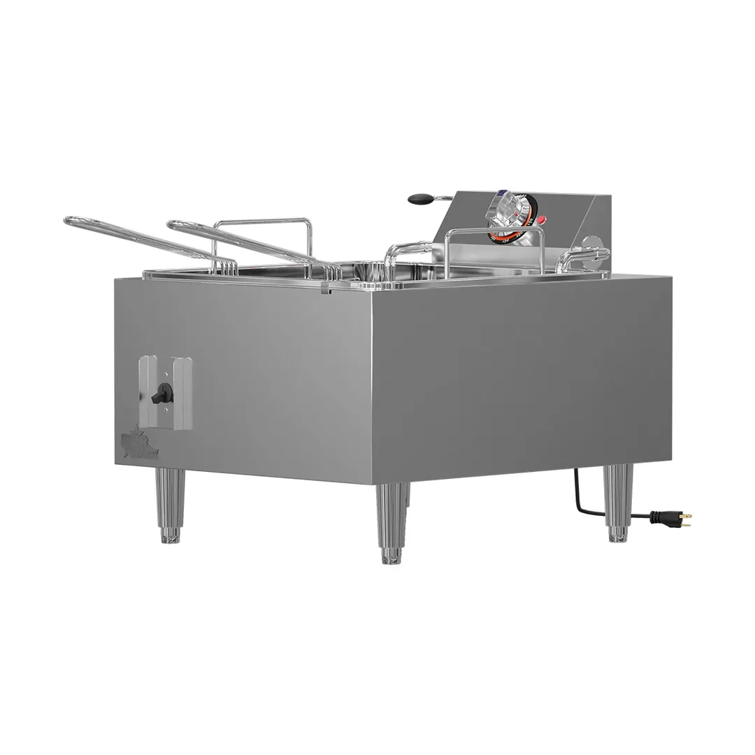 Star 301HLF Star-Max Full Pot Countertop Electric Fryer w/ 15 lbs Capacity, Twin Baskets