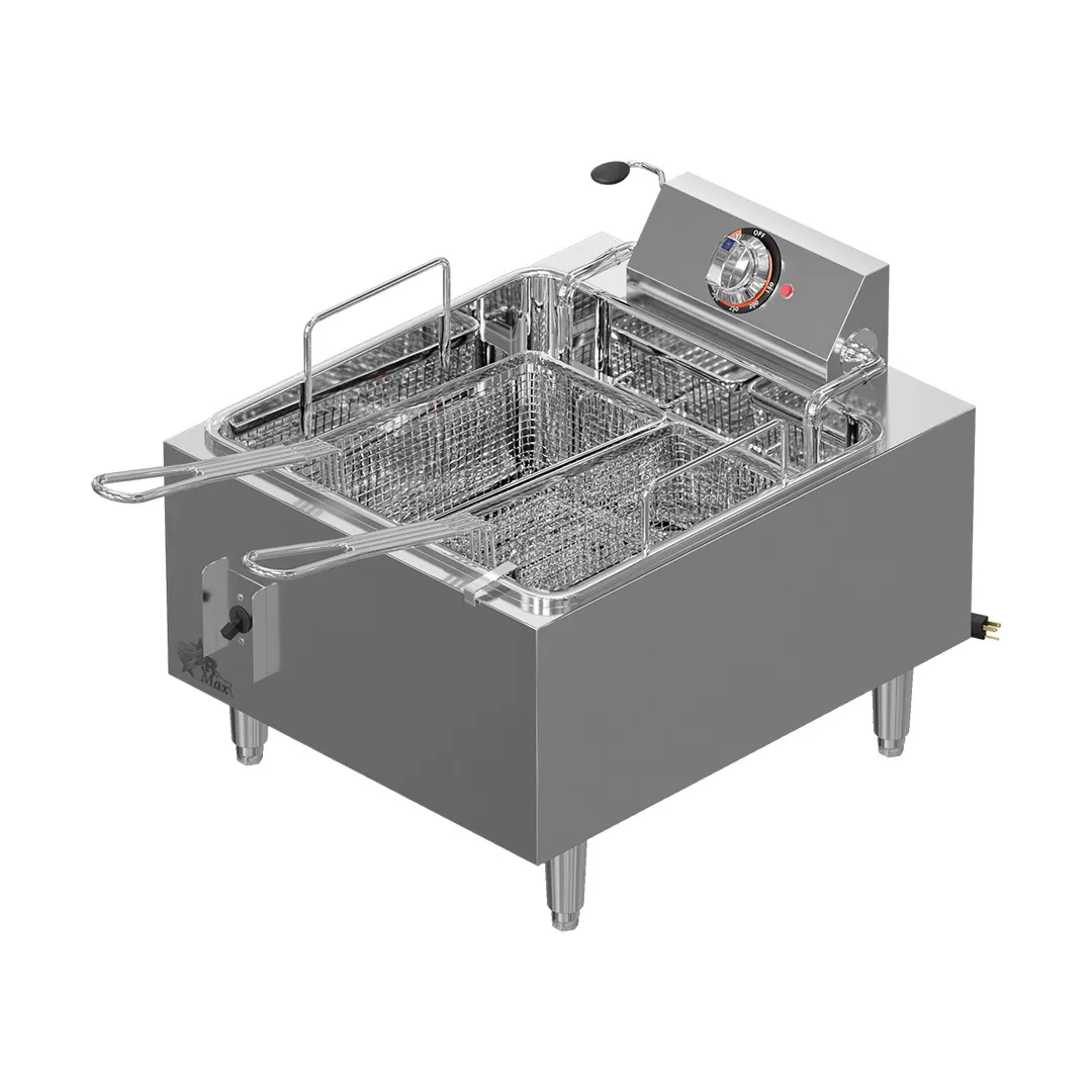 Star 301HLF Star-Max Full Pot Countertop Electric Fryer w/ 15 lbs Capacity, Twin Baskets